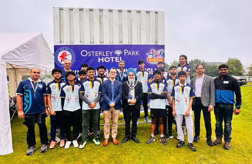 Jack with Slough Royals players