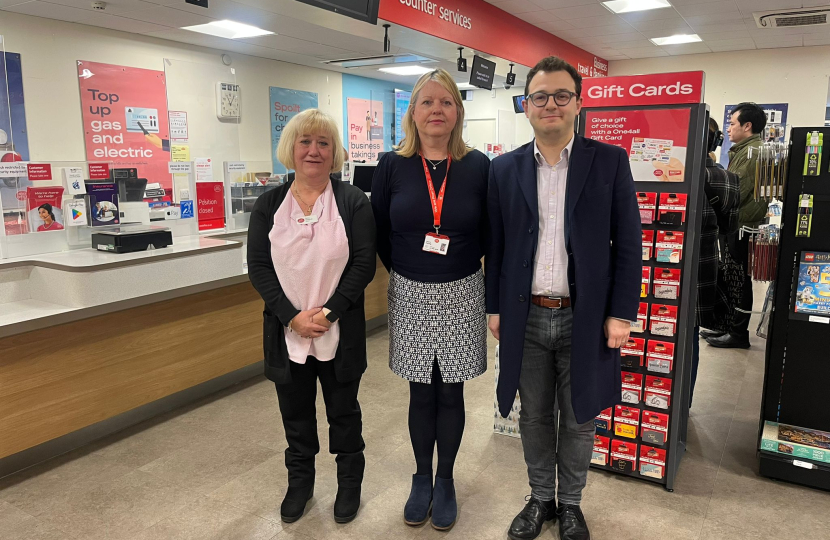 Jack visits Windsor Post Office