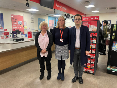 Jack visits Windsor Post Office